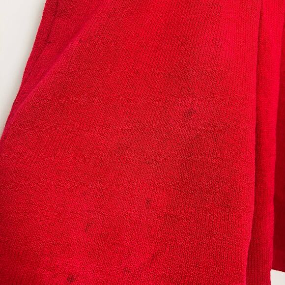 ST. JOHN COLLECTION by Marie Gray Red Knit Shorts - Picture 6 of 7